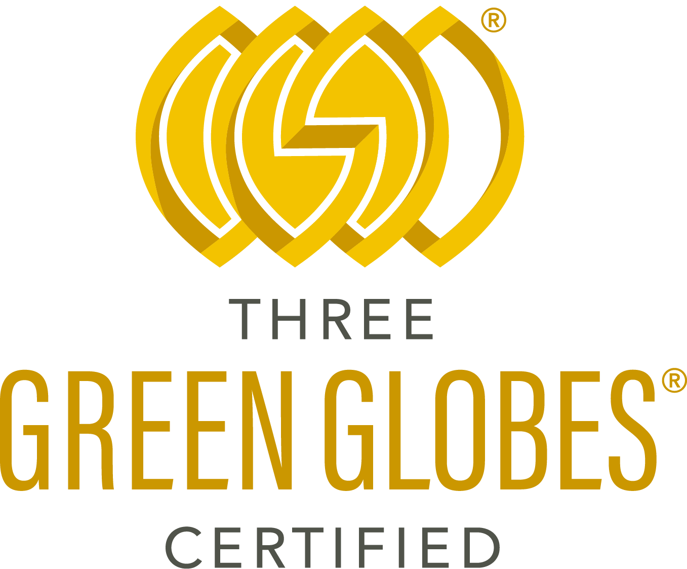 Three Green Globes Certified Logo