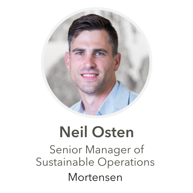 Neil Osten Senior Manager of Sustainable Operations Mortensen
